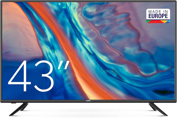 Cello C2224SH 22" Full HD LED TV Mit Rahmenlos Triple Tuner (DVB-C/-S2/-T2) Pitch Perfect Sound Ideal Für Kleine Räume [2024]