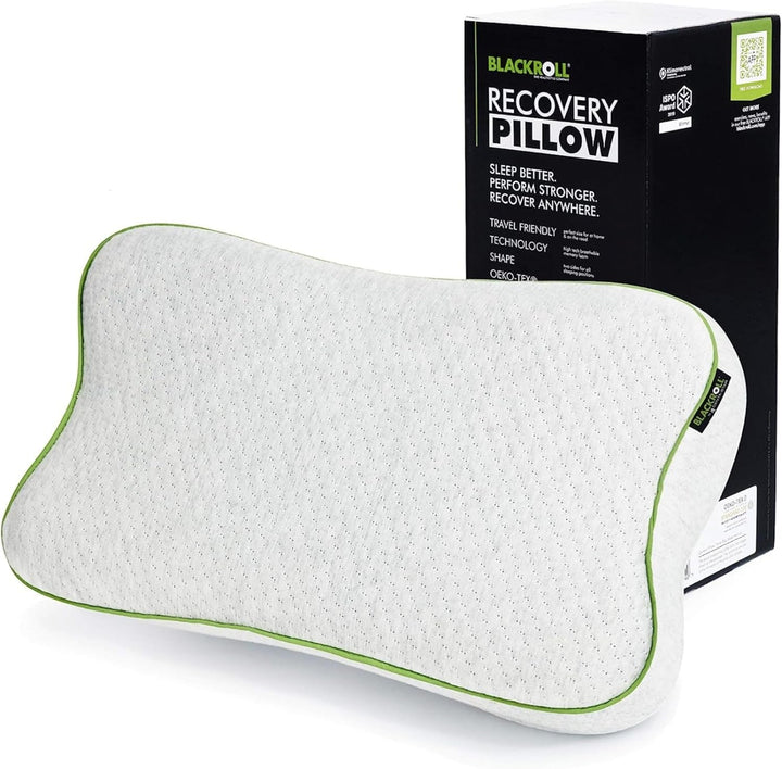 BLACKROLL® Recovery Pillow Set Jersey, pernă ortopedică pentru coloana cervicală din spumă cu memorie - Fabricat în Germania