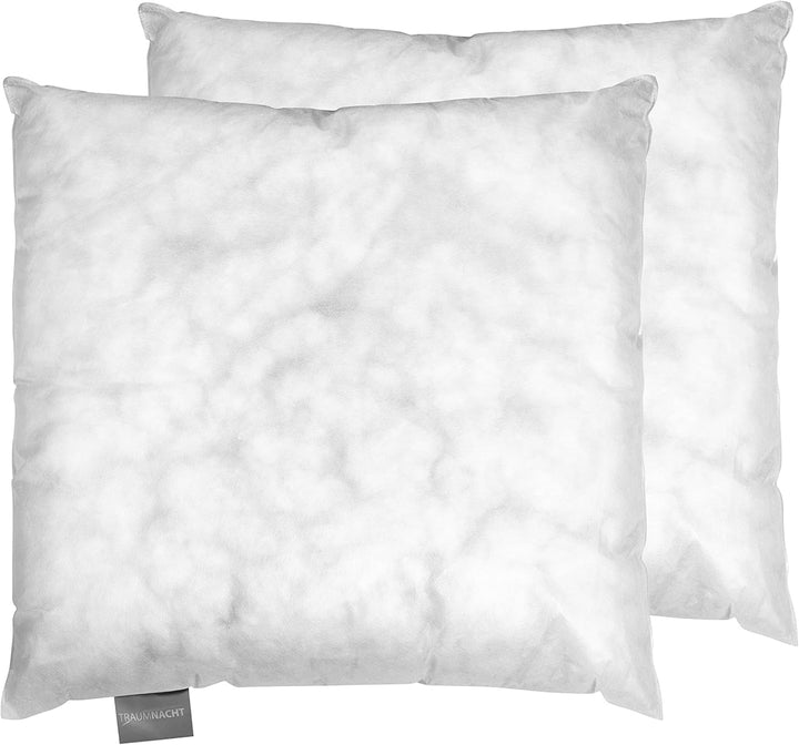 Traumnacht Green Basic Pillow Set format din două perne 80 X 80 Cm, certificat Oeko-Tex, produs în conformitate cu standardul de calitate german