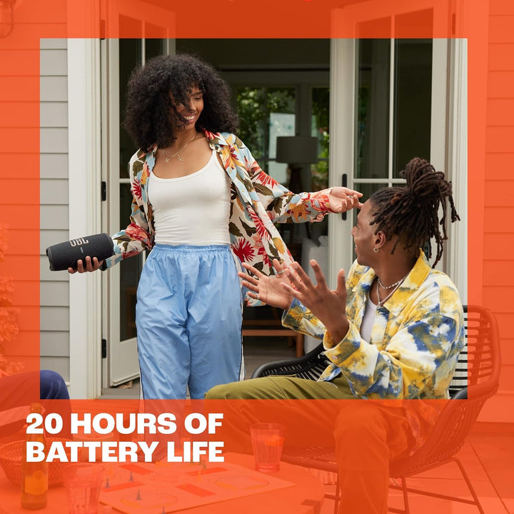 JBL Charge 5 Wifi - Difuzor wireless cu Bluetooth și Wifi - rezistent la apă și praf - Powerbank integrat - autonomie de până la 20 de ore - negru